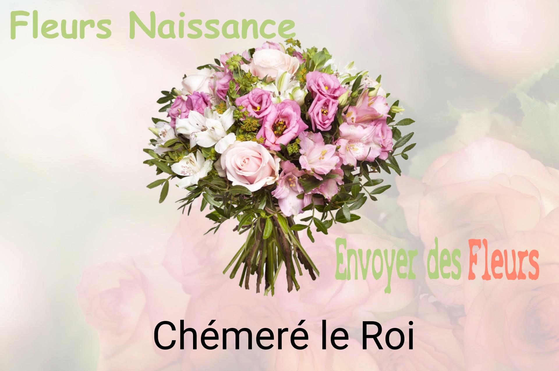 Bouquet de fleurs de naissance livré à Chémeré-le-Roi